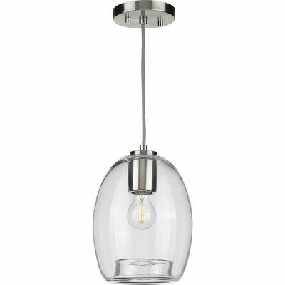 Jemaine 1 - Light Single Bowl Pendant -  Breakwater Bay, 02DA9392D9024BA292379041E622B0EF