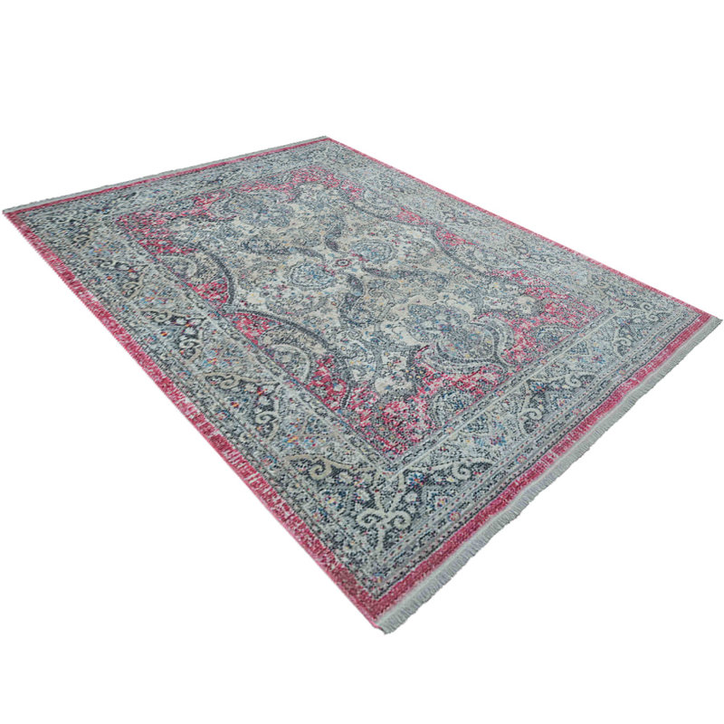 Beier Washable Rugs for Living Room, Wool Rugs for Bedroom, Dining Room, Non Slip, Vintage Rug, Indoor Carpets - MACHINE MADE POLYESTER AREA RUGS - Rectangle, Multicolor, Oriental Design