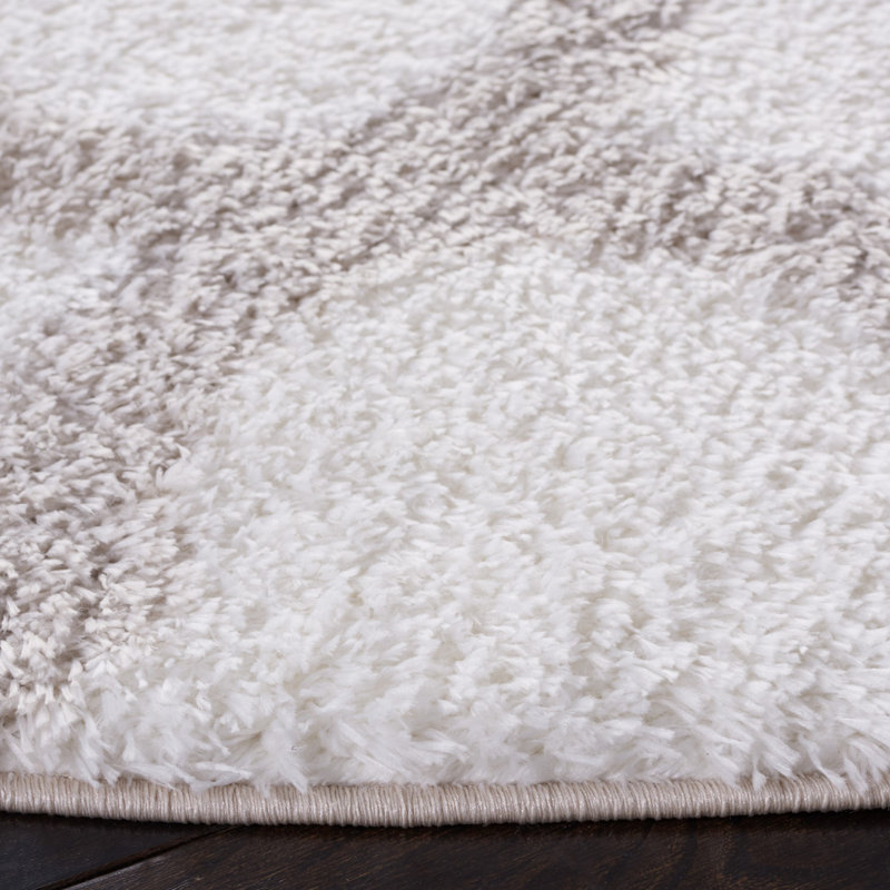 Tapis blanc / argenté Danesh, Tapis de couloir 2 pi x 9 pi