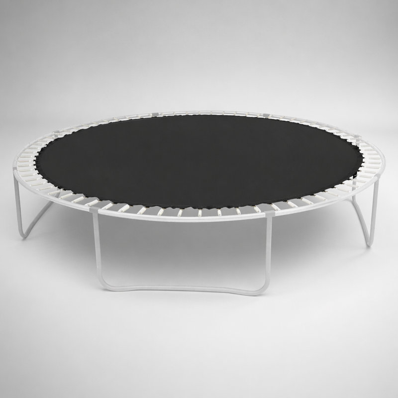 Tapis de remplacement durable pour trampoline de 12 pi avec 72 anneaux en V pour une expérience de rebond sécuritaire et durable
