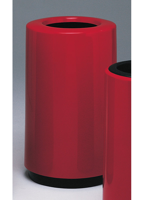 Poubelle 21 gallons receptacle Top Entry Round, Rouge terre