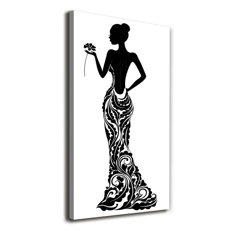 Fashion Illustration - Wrapped Canvas Print