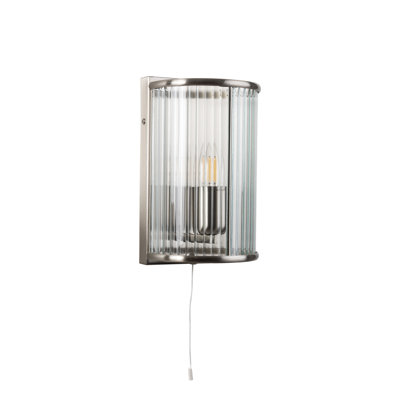 Glass Flush Mounted Sconce
