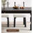 French-style retro rectangular solid wood dining table-110651889