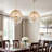 Jereld 6 - Light Dimmable Globe Chandelier