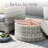 Elle Decor Vallauris Outdoor Coffee Table with Storage, Gray