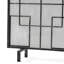 Élégant foyer en fer avec cadre moderne H 30,32 po x l 41,25 po Your Decor From Fire Damage