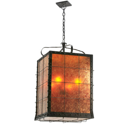 Luminaire suspendu carré 18 po Vostok
