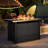 24.8''H x 44.9''W Propane Fire Table Outdoor,Fire Pit with Lid-658666936