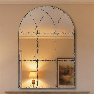 Semicircular wall-mounted mirror Versatile Home Decor Ideal for bedrooms