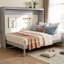 Grand lit escamotable avec armoire, lit escamotable peu encombrant, lit pliant pour chambre d'amis / bureau, contreplaqué de qualité industrielle, mécanisme à double piston, lattes flexibles-1584474832