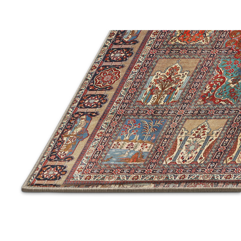 Tapis géométrique brun / beige, Rectangle 8 pi x 10 pi