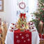 Décorations de Noël, mini arbre de Noël artificiel de table avec aiguilles de pin floquées, décoration de baies pour l'intérieur, la maison, le bureau et la fête de Noël (doré)