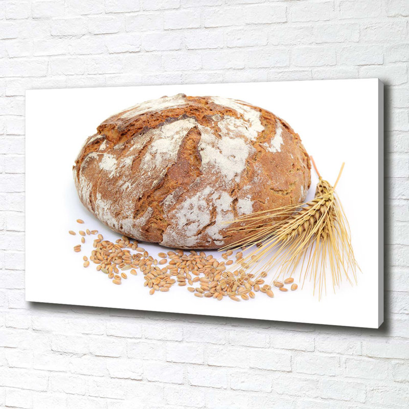 Bread And Wheat - Wrapped Canvas Print