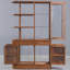 Bibliothèque en bois massif American