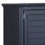 Armoire de chambre Zeny, 48 po, 5 tiroirs avec 1 armoire, bois d'ardoise bleu