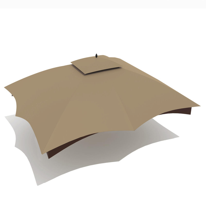 Replacement Canopy Top for 10ft. W x 12ft. D Allen Roth Gazebo, Khaki
