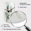 Horloge murale asymétrique en métal gris-105566469