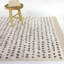 Tapis brun à pois modernes Wayne-1504531143