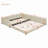 Upholstered Platform Bed, PU Leather