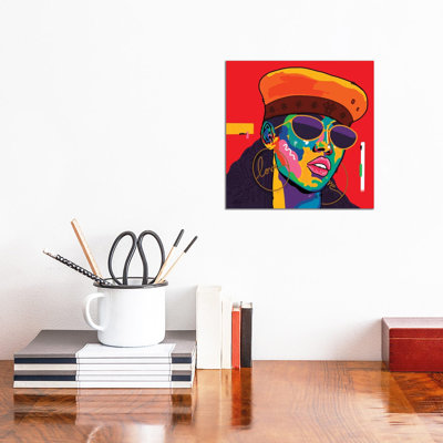 Love Rebel by NUWARHOL  Wrapped Canvas Graphic Art Print