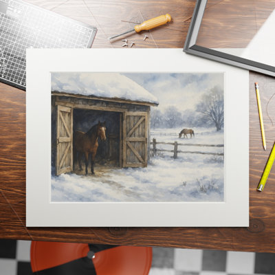 Clinger Single Picture Frame Print