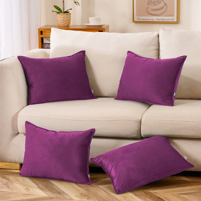 Coussin décoratif en velours