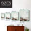 Coastal Inlet Study II, reproduction encadrée - bois massif-960577476-960577481