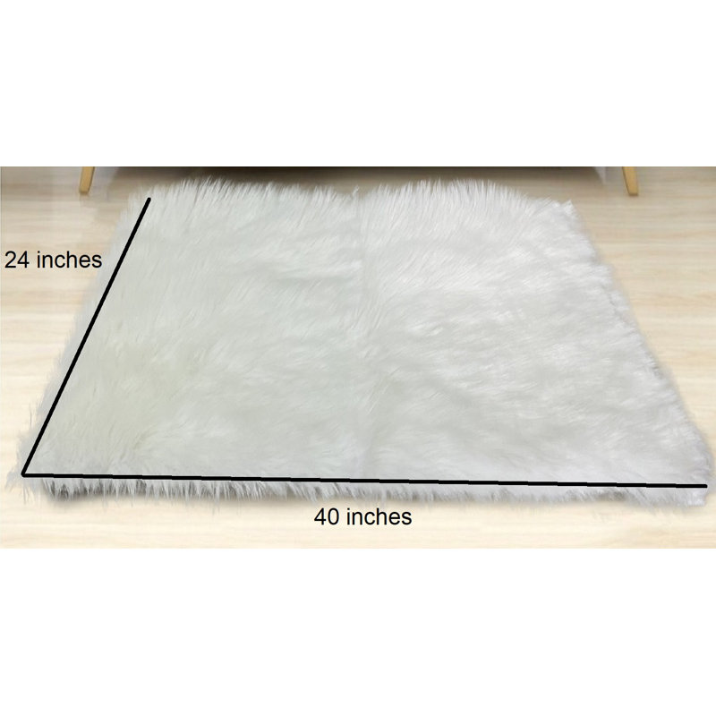 Tapis Rejetta, Blanc, Rectangulaire 3 pi x 5 pi