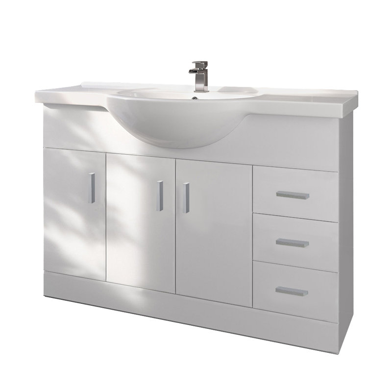 Avary 1210mm Single Bathroom Vanity with Integrated Ceramic Basin