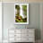 Tropical Graphics I - Matted and Framed Under Acrylic Glass, Large Living Room Wall Art-1215577463-1215577461