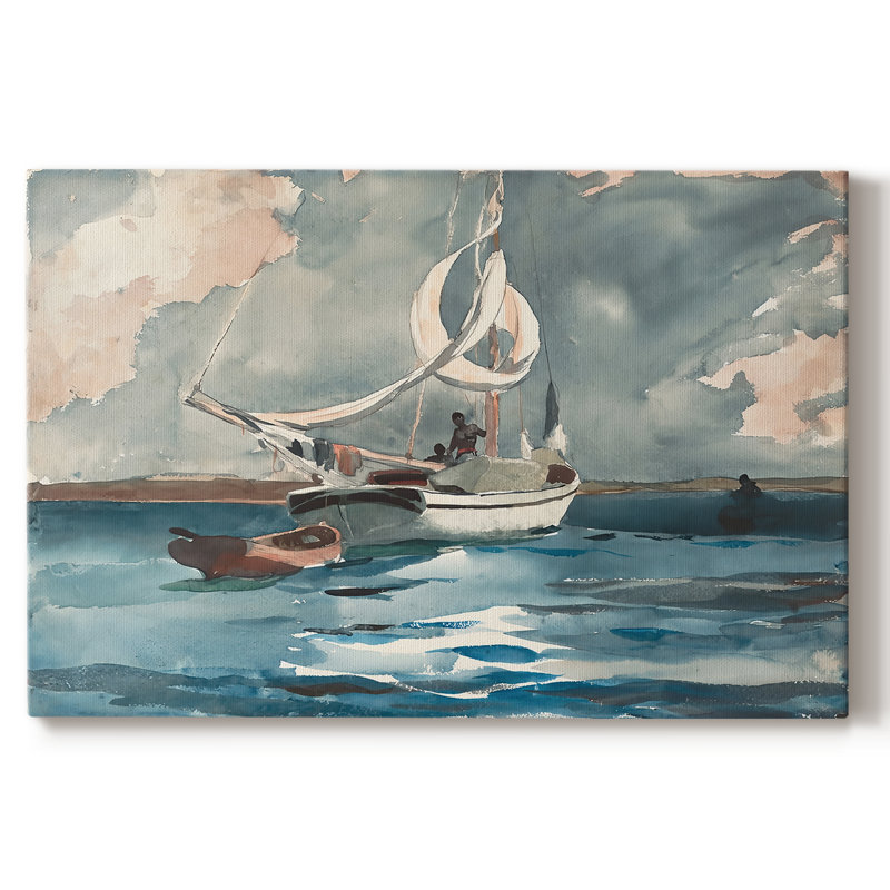 Sloop, Bermudes-Winslow Homer-Gallery, toile tendue-1899, 24 x 36