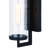 Dunston 1-Light Seeded Glass Dusk to Dawn Outdoor Armed Sconce-1701485231-1614284535