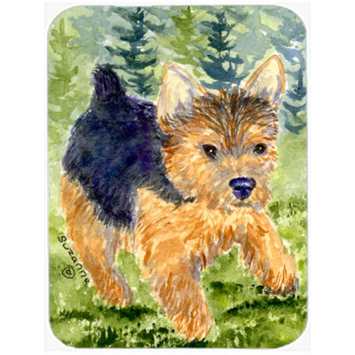 East Urban Home Norwich Terrier Glass Cutting Board