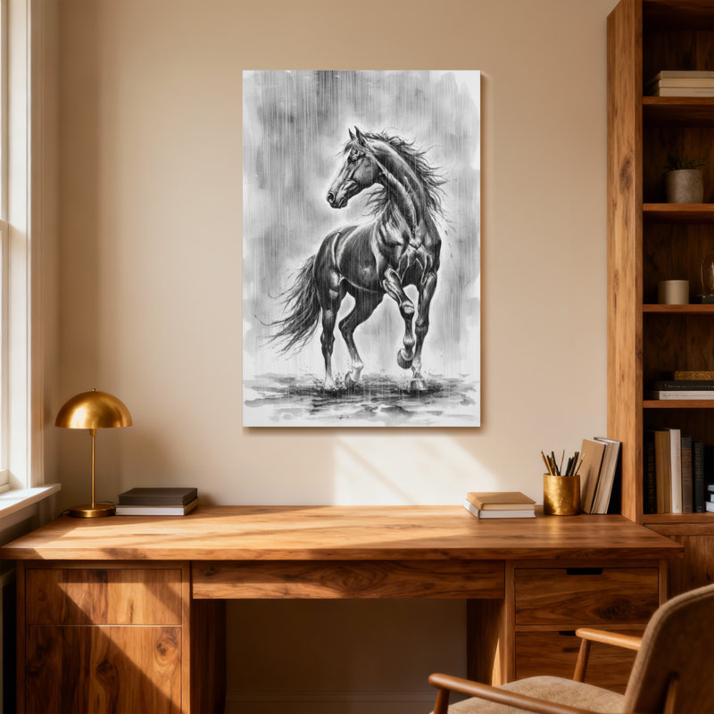 «Animals Horse in Motion», reproduction d'art sur toile, H 48 po x l 32 po
