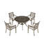5 Piece Outdoor Patio Dining Set-125851061