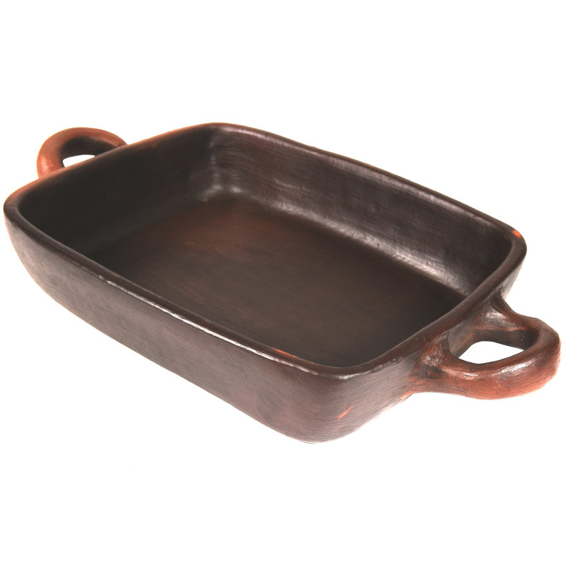 Ancient Cookware 14'' Earthenware Roasting Pan
