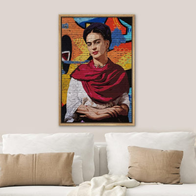 Pop Urban Street " Mexican Painter Frida Kahlo Colorful Painting Graffiti & Street Art Pop Art Modern Urban Multicolor "