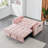 Velvet Upholstered Convertible Sleeper Sofa-228361649