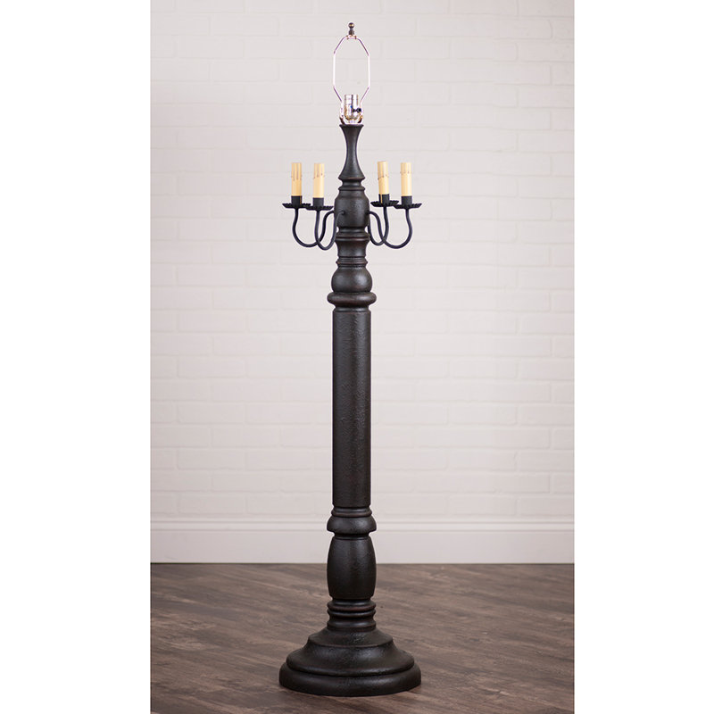 Giles 60.5'' Candelabra Floor Lamp, Black