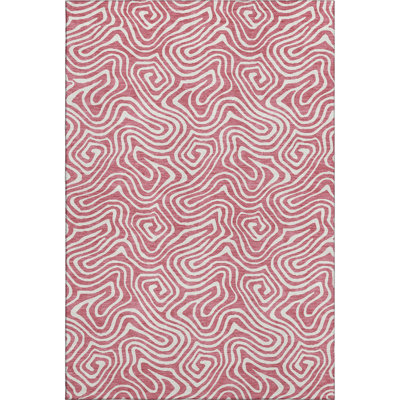 Premium Machine Washable Diskin AMF1030 Swirls Rug