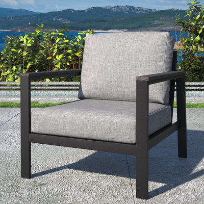 Chaise longue d'extérieur avec coussins Sunbrella® Townsend