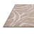 Machine Washable Abstract Gray Area Rug