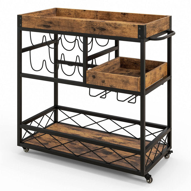 Metal Bar Cart