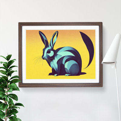XH1022-6164X Modern Rabbit Art Vol.2 - Single Picture Frame Print