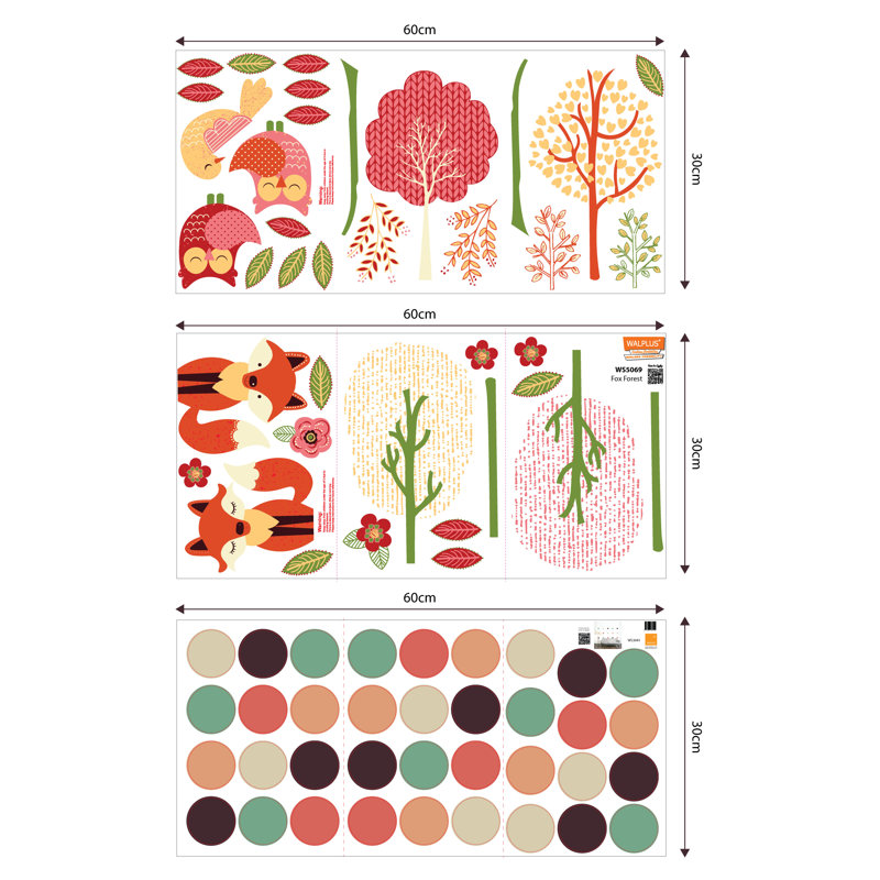 Plants & Flowers Non-Wall Damaging Wall Decal