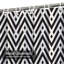 Rideau de douche abstrait géométrique à chevrons avec 12 crochets-495848884