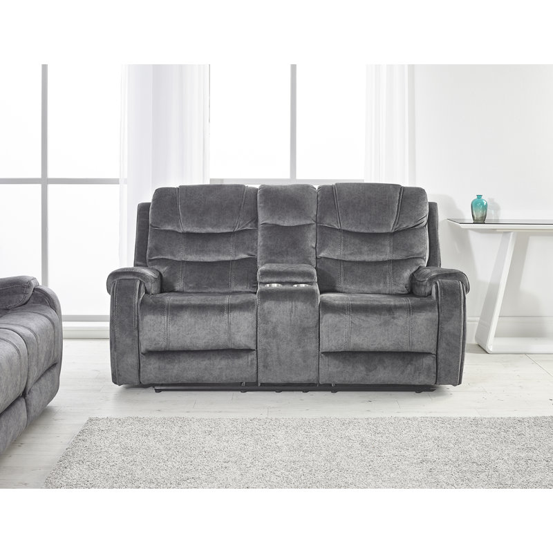 Axania Upholstered Reclining Sofa, 2