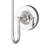 1-Light 6 inch Wide Chrome Transitional Bathroom Vanity Lighting Fixture, White Frosted Opal Glass Shade, Dimmable, LED Compatible, Wall Mounted Steel Sconce-609334396