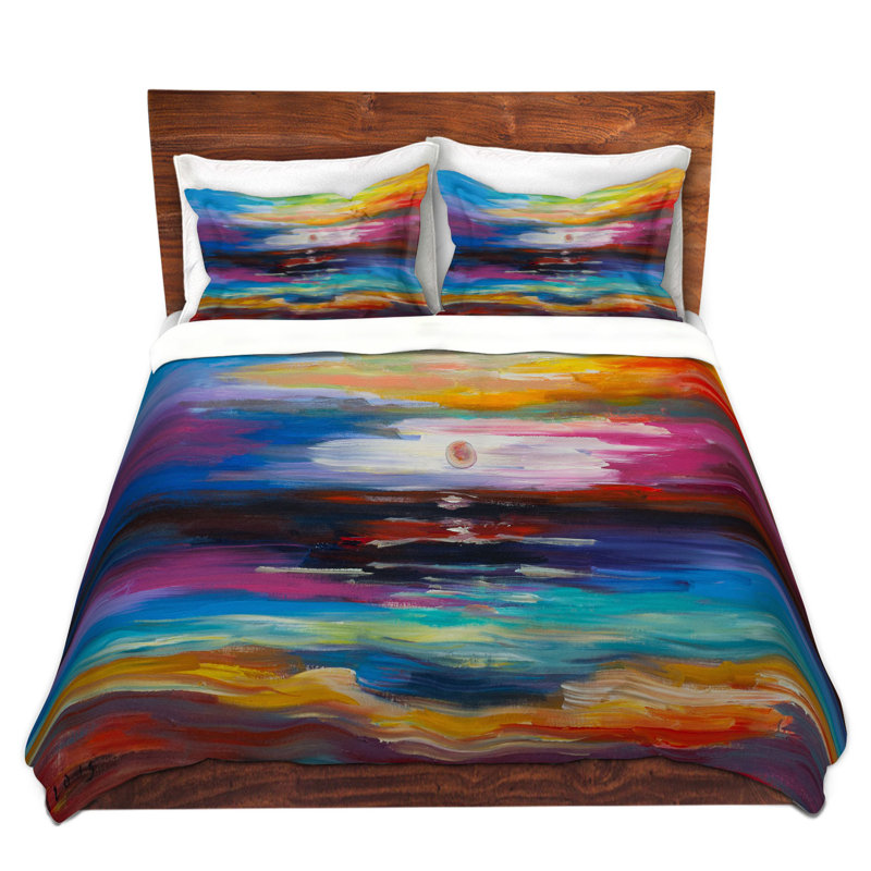 Abstract Duvet Cover, 1 Queen Duvet Cover + 2 Standard Shams